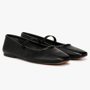 Franco Sarto Black Flats with Mary Jane Strap
